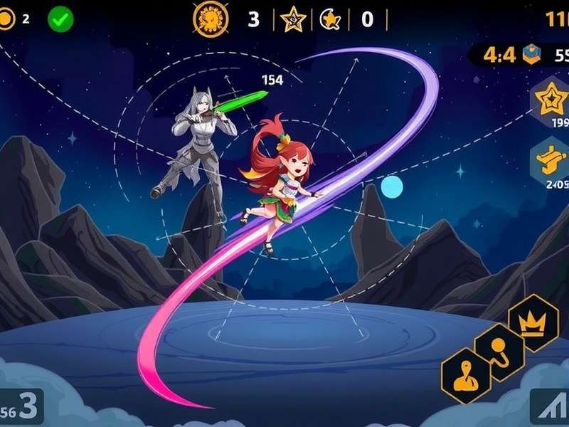 Celestial Circle Drawing Gameplay Screenshot