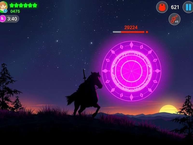 Celestial Circle Drawing Battle Scene